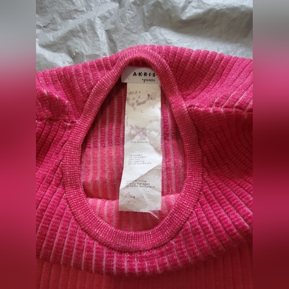 Akris Punto Pink and Purple Striped Top - Picture 9 of 11